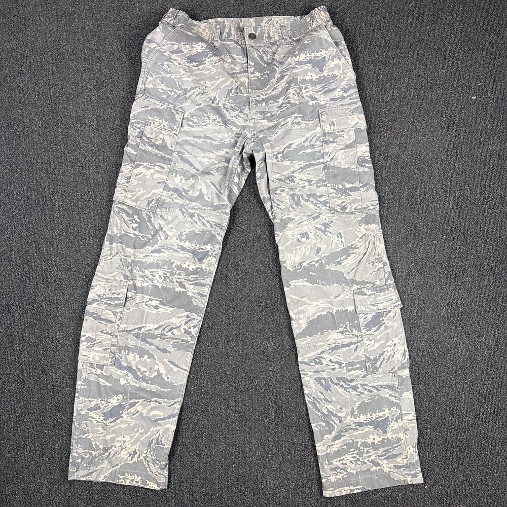 US Air Force Army Digital Tiger Stripe Camo BDU ACU Cargo Pants Size 34R